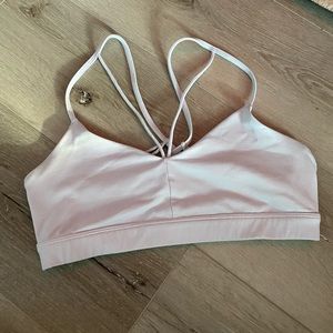 ALO White Bra Top